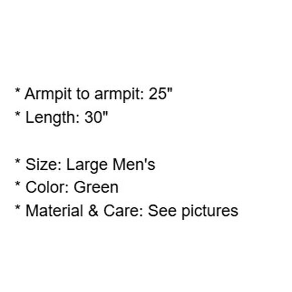 Austin Reed London Shirt Mens Large Linen Silk Green Camp Oversized Vintage - Picture 4 of 10